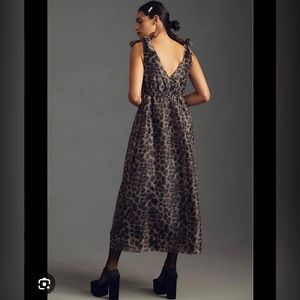 David Rainn for Anthropologie Leopard Organza